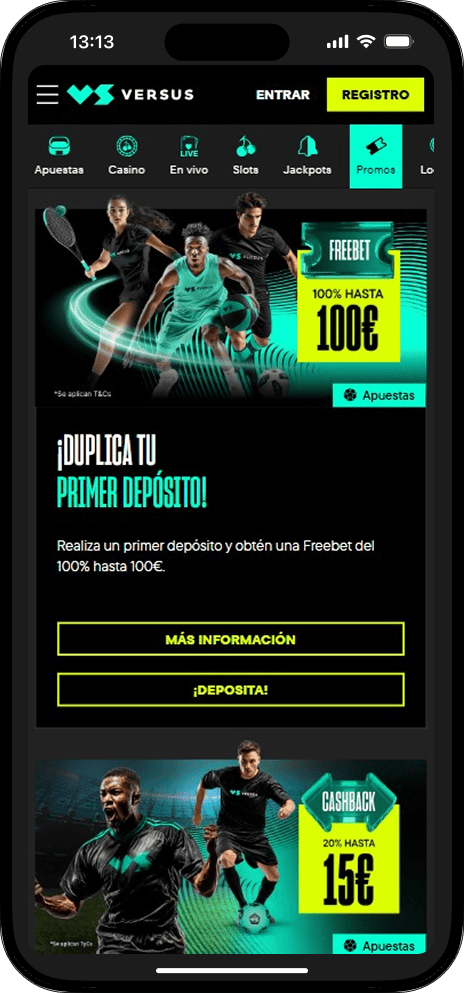 Versus Apuestas Promos