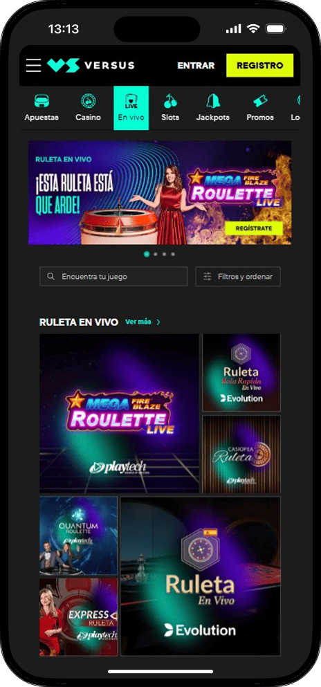 Versus Casino En Vivo
